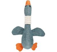 Genérico 30cm Mascota Pato Perro Juguete para Grandes masticadores Perro chillón Ganso Rompecabezas Entrenamiento Juguetes Lindo Suave Perros Masticar Juguete con Squeaker