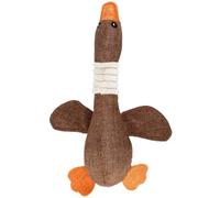 Genérico 30cm Mascota Pato Perro Juguete para Grandes masticadores Perro chillón Ganso Rompecabezas Entrenamiento Juguetes Lindo Suave Perros Masticar Juguete con Squeaker
