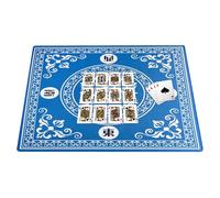 Generico 31,5 x 31,5 Pulgadas de Cartas - Mesa de Mesa Mahjong Resistente al Deslizamiento para Juegos de Mesa y | Alfombrilla de Juego para Juego Fluido, Alfombrilla Plegable Protectora