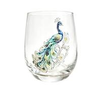 Genérico 320ml Floral Drinking Glass - Reusable Water Tumbler