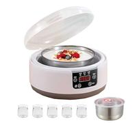 Genérico 36 Hour Yogurt Maker,Probiotic Yogurt Maker with Temperature Control and 36 Hour Timer,LCD Display with Constant Temperature,Multi-Function Yogurt Machine Use for Yogurt Handmade Lover