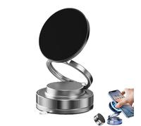 Genérico 360° Adjustable Vacuum Magnetic Phone Holder, Magnetic Phone Holder for Car, Super Strong Suction, Universal Mobile Stand for All Smartphones (Black)