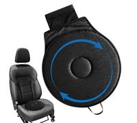 Genérico 360 Swivel Car Seat Cushion Universal Car Seat Fit Anti-Slip Base Chair Pad Rotating Mobility Aid For Elderly Home Work Vehicle Office