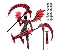 Genérico 3D Action Figure, Movable Desktop Decoration, 5.31in Toy Figure Set, Customizable Heroes Action Figures, Collectible Printed Toys for All Ages, Boy, Girls