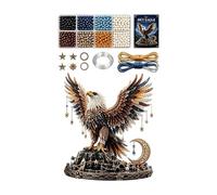 Genérico 3d Animal Beading Kit - 9.84 Inch Diy Animal Bead Craft Kit | Handmade 3d Beadwork Set With Instructions | Adult Teens Beginner Beading Craft Gift. Pvc, 25x20x5cm, Creative Relaxing.