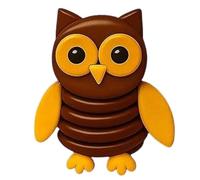Generico 3D Animals Buttons Decor - 4 x 5 cm Fun Christmas Button Ornament Making Kit | Kids Home Decor Party Supplies for Women Men Living Room Bedroom Office Entryway Door