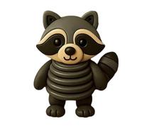 Genérico 3D Animals Buttons Decor - 4x5cm Fun Christmas Button Ornament Making Kit | Kids Home Decor Party Supplies For Women Men Living Room Bedroom Office Entryway Door