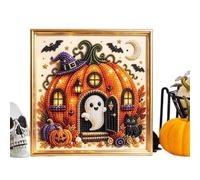 Genérico 3D Bead Cat Ghost Pumpkins Decor - Halloween Pearl Art Diy Kit