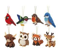 Genérico 3D Beaded Animal Kit - Small Handmade Beadwork Supplies - 3D Animal Bead Craft Set,for Beginners Kids Hobbyists Men Women Enthusiasts Home Party Holiday Classroom