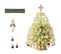 Genérico 3D Beaded Christmas Tree, Shiny Festive, Theme with Instructions