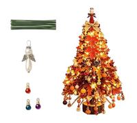 Genérico 3D Beaded Christmas Tree, Shiny Festive, Theme with Instructions