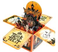 Genérico 3D Card Box - Decoración De Fiestas, Tarjeta De Caja 3D Escrita A Mano | Carta Divertida De Con Diseño Esculpido Plegable, Tarjetas De Vacaciones Creativas Para Amigos, Niños Y Dec