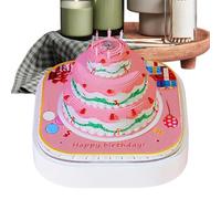 Genérico 3D Desk Calendar 2026, Fun Cake Memo Pad with Creative Desktop Design for Office, Study, Bedroom, or School, Timepiece Calendar for Thanksgiving Christmas and Housewarming Decorations