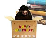 Genérico 3D Funny Happy Birthday Card - Paper 15x13cm | Humorous Greeting Card For Husband Mom Dad Kids Friends Wife Men Women Son Daughter Party Celebration Surprise Gift Use