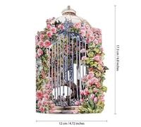 Genérico 3D Greeting Cards, 17.3x12cm Garden-Themed Paper Cards for Valentine's Day, Wedding, Christmas, Holidays, Perfect for Craft Lovers, Parents