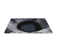 Genérico 3D Hole Rug - Bottomless Design Optical Illusion Carpets,Non-Slip Door Pads Floor Mat For Indoor Outdoor Bathroom Kitchen Bedroom Living Room Playroom Study Terrace Porch Doorway