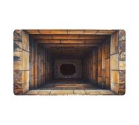 Genérico 3D Illusion Floor Rug - Plush Carpet, Non-Slip Mat, Hole Visual Design Feature, Soft Comfortable Texture, Durable Decorative Creative Interior Accent | Apartment Bathroom Entryway Kitchen