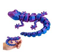 Genérico 3D impreso Animal Figures, Articulated Flexible Lizard Toy, Multi Joint Moving Model for Kids Play, Durable PLA Design for Education Display Collecting Desk Decor Gift