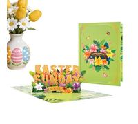 Genérico 3D-Karte - 3D Grußkarten, Ei Und Häschen Erinnerungsstück, Dankeskarte Zu Ostern - Für Familien, Ehefrauen, Ehemänner, Freundinnen, Mütter, Väter, Lehrer Und Freunde