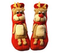 Genérico 3D Knit Christmas Socks - Warm Non-Slip Wool Socks, Cute Cartoon 3D Wool Stockings for Women | Thick Winter Floor Stockings | Non-Slip Warmers for Christmas, Family, Friends, Indoor Lounging