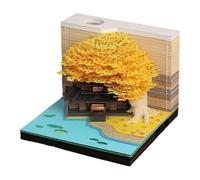 Genérico 3D Memo Pad 2026 - Tear Away 3D Paper Carving Art Calendar | Creative 2026 Note Memo Pad Desktop Planner for Housewarming Holidays Home Office New Year Birthday