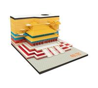 Genérico 3d Memo Pad Calendar 2026 - Forbidden City Carved Notepad, Acrylic Case Mini Sculpture Pad, Intricate Tear-Away Art Pages, Creative Desk Display Function for Work, Home, Daily Planning