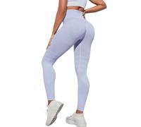 Genérico 3D Metabolic Booster Leggings, Women's Resistance Band Leggings, High Waisted Butt Lifting Seamless Yoga Pants for Workout