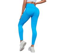 Genérico 3D Metabolic Booster Leggings, Women's Resistance Band Leggings, High Waisted Butt Lifting Seamless Yoga Pants for Workout