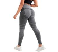 Genérico 3D Metabolic Booster Leggings, Women's Resistance Band Leggings, High Waisted Butt Lifting Seamless Yoga Pants for Workout