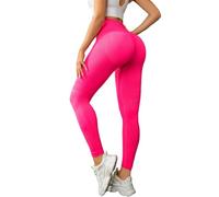 Genérico 3D Metabolic Booster Leggings, Women's Resistance Band Leggings, High Waisted Butt Lifting Seamless Yoga Pants for Workout