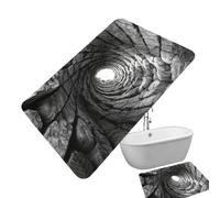 Genérico 3D Optical Illusion Rug - Abyss Pattern Doormat for Indoor Entryway | Non-Slip Absorbent Polyester Mat, Decorative Floor Accent for Bathroom Bedroom Kitchen Front Door Welcome Area