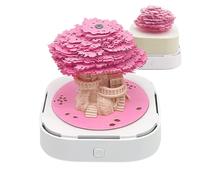 Genérico 3D Paper Sculpture,9.3x9.3x8.5cm Dreamy Display Decoration,3D Calendar Art Memo Pad - Efficient Novelty Time Management Tool For Students Teachers Girls Adults Bookshelf Coffee Table Bedroom