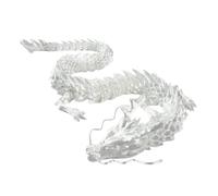 Genérico 3D Printed Articulated Dragon - 3D Printed Dragon Figurine,30cm Flexible and Fun Smooth Surrfaces Decoration Supplies For Cars, Homes, Offices, and Fish