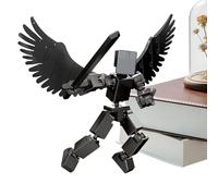 Genérico 3D-Printed Articulated Model - Multi-Jointed Figure, High-Tactile Fidget Toy, Posable Artist Reference Mannequin, Desktop Decor, Stress Relief Motion Statue | For Adults