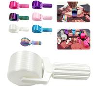 Genérico 3D Printed Diamond Painting Roller Tool,Handmade DIY Diamond Studding Reinforcement Pressure Wheel Fixer,Rhinestone Embroidery Easy Grip Hand Roller Tools with Ergonomic Handle (White)
