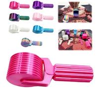 Genérico 3D Printed Diamond Painting Roller Tool,Handmade DIY Diamond Studding Reinforcement Pressure Wheel Fixer,Rhinestone Embroidery Easy Grip Hand Roller Tools with Ergonomic Handle (Red)