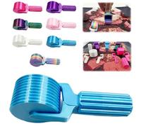 Genérico 3D Printed Diamond Painting Roller Tool,Handmade DIY Diamond Studding Reinforcement Pressure Wheel Fixer,Rhinestone Embroidery Easy Grip Hand Roller Tools with Ergonomic Handle (Blue)
