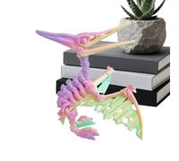 Genérico 3D Printed Dinosaur - Articulated Toy Figure for Kids Play Display | PLA Model with Movable Joints Flexible Design, Realistic Toy for Collection Desk Decor Educational Gift Use