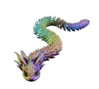 Genérico 3D Printed Flexible Snake, Articulated Realistic Animals Toys, Desk Pet Home Decor, Exquisite Printed Animal Figure for Car Display, Real Life Play, Interactive Fun, Unique Styling