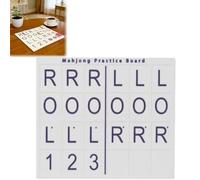 Genérico 3D Printed Mahjong Solo Practice Board, Portable Tile Pattern Learning & Strategy Practice Boards, Compact Mahjong Learning Tools for Beginners & Enthusiasts