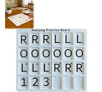 Genérico 3D Printed Mahjong Solo Practice Board, Portable Tile Pattern Learning & Strategy Practice Boards, Compact Mahjong Learning Tools for Beginners & Enthusiasts