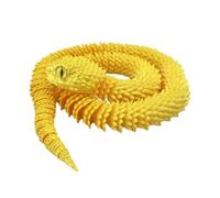 Genérico 3D Printed Snake, Animal Fidget Toy, Realistic Snake Model, Flexible Jointed Design, Durable 3D Print Build, Desk Display or Prank Use, 29.53 in Gag Toys
