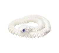Genérico 3D Printed Snake - Lifts Your Decor Realistically | Articulated Animal Action Figure Prank Toy | Desks Shelves Bookshelves Bedrooms Car Interiors Tables Countertops Gag Item