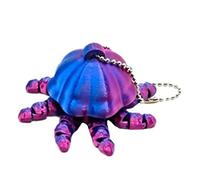 Genérico 3D Printed Wallet Ornament, Jellyfish Keychain Charm, Flexible Joints Fidget Toy, Portable Backpack Decoration, Beach Theme School Office, Kids Teens Collectors Travel Accessories Gift Idea