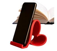 Genérico 3D Printing Phone Holder - Heart Shaped Stand | Decorative Cradle Dock Stable Non Slip Base Lightweight Build Cute Desk Mobile Stand Organizer for Desk, Office, Home Use