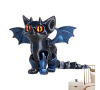 Genérico 3D Printing Statue Decor - Articulated Joints Collectible | Animal Statue 3D Printed Character, for Living Room Bedroom Study Room, Bookshelf Teens Boys Girls Adults Fans, Fidget Toy Art