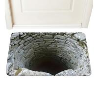 Genérico 3D Rug - 50x80cm Polyester Velvet, Optical Illusion Rug, Anti Slip Backing | Airflow Hole Design, Anti Slip Mat, Door Floor Mat For Living Room, Bathroom, Kitchen, Entrance Decor