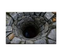 Genérico 3D Rug, Non-Slip Welcome Doormat, Non-Slip Bottomless Hole Design 3D Illusion Carpet, For Indoor Living Roosm Bedroom Kitchen Bathsoom Entrance Soorway Porch Stair Zone