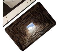 Genérico 3D Rugs Optical Illusion,31.5 X 19.7 Inch Non-Slip Fun Mat,3D Carpet | For Halloween Thanksgiving Home Holiday New Year Party Eve Entryway Living Room Bedroom Hallways