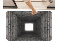 Genérico 3D Rugs Optical Illusion,31.5 X 19.7 Inch Non-Slip Fun Mat,3D Hole Carpet | For Halloween Thanksgiving Home Holiday New Year Party Eve Entryway Living Room Bedroom Hallways